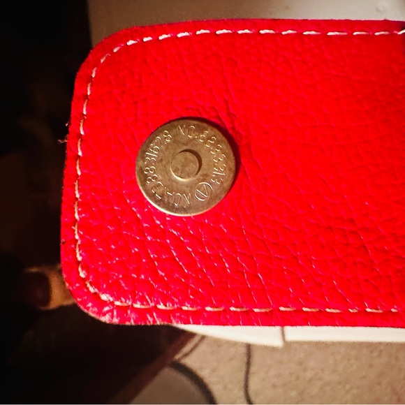 Divina Firenze Red Leather Gold Snake NWT 8”X10”CrossbodyHandle FREE SHIPPING - Picture 16 of 16